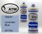 Preview: Jaguar, Lavender Blue, 43116L: 400ml Sprühdose + 400ml Klarlack - Set, von ATW Autoteile West.